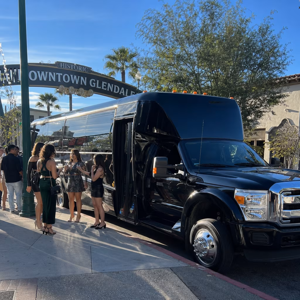 Rent a Bus to Historic Downtown Glendale