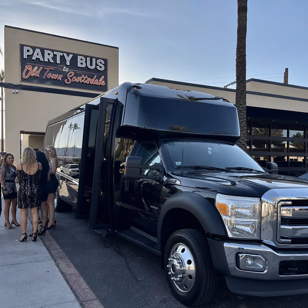 Rent a Bus to Old Town Scottsdale