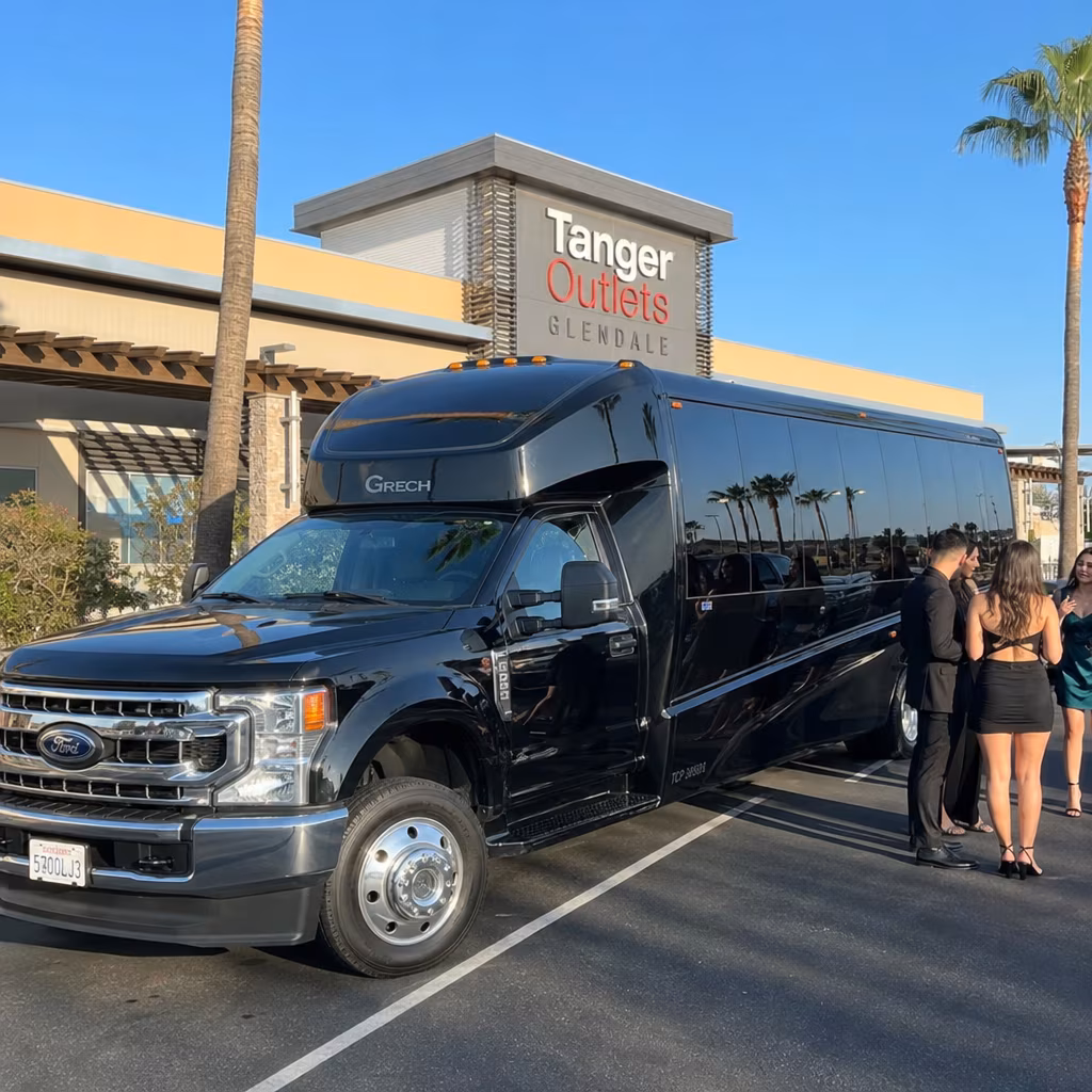 Rent a Bus to Tanger Outlets Glendale