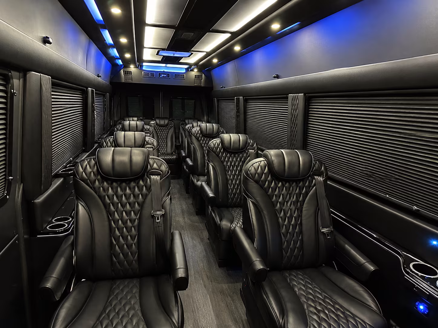 Glendale Airport Shuttle & Transportation party bus interior
