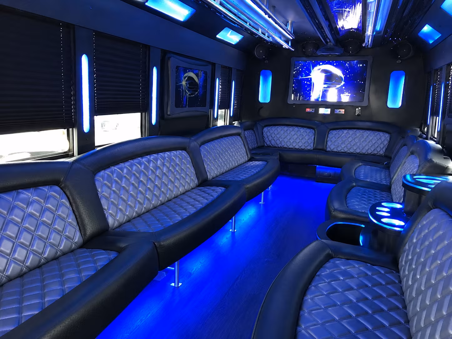 Glendale Bachelor & Bachelorette Transportation party bus exterior
