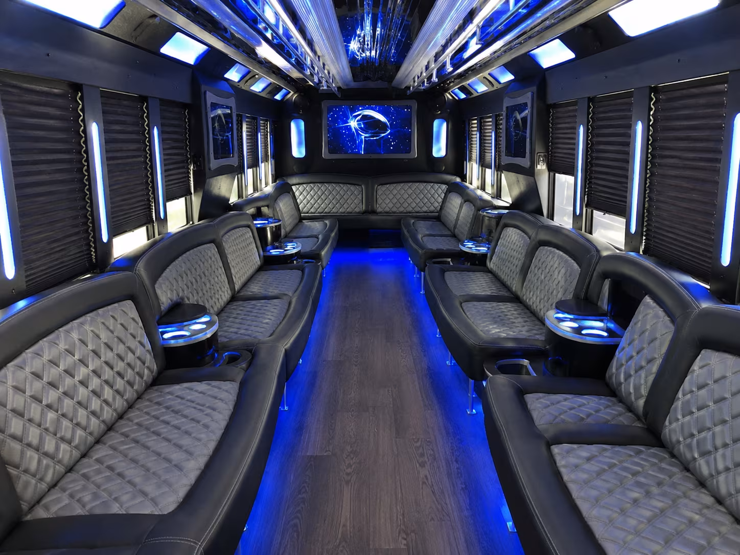 Glendale Bachelor & Bachelorette Transportation party bus exterior