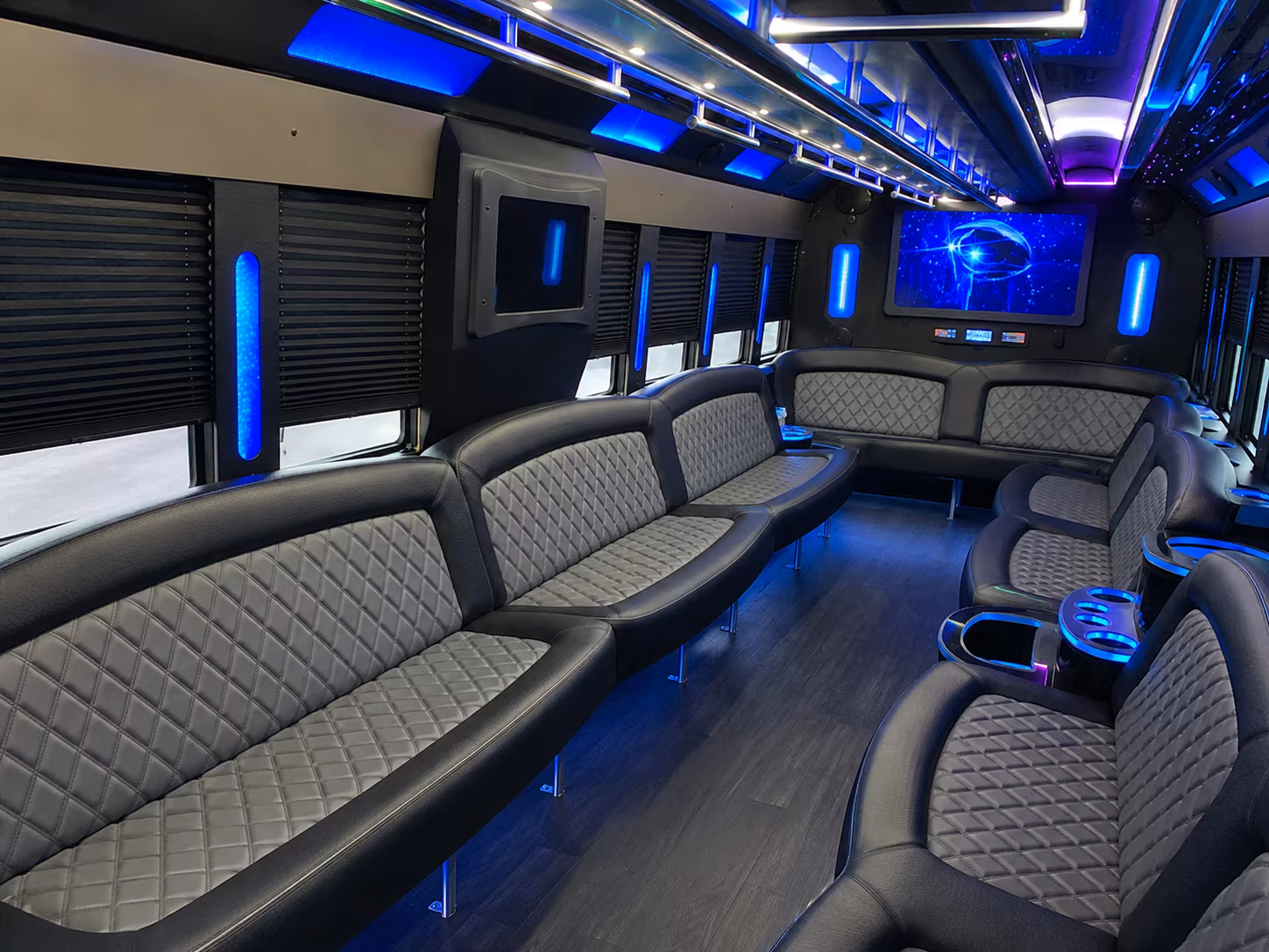 Glendale Concert & Music Festival Transportation party bus exterior