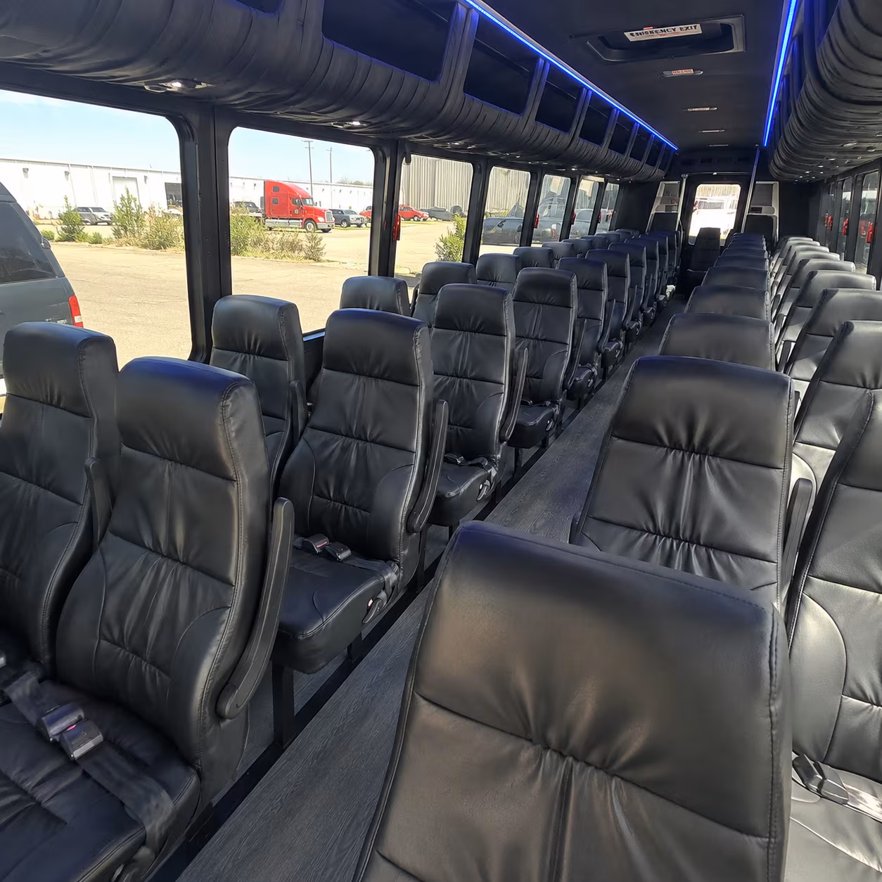 Glendale Corporate Transportation party bus exterior