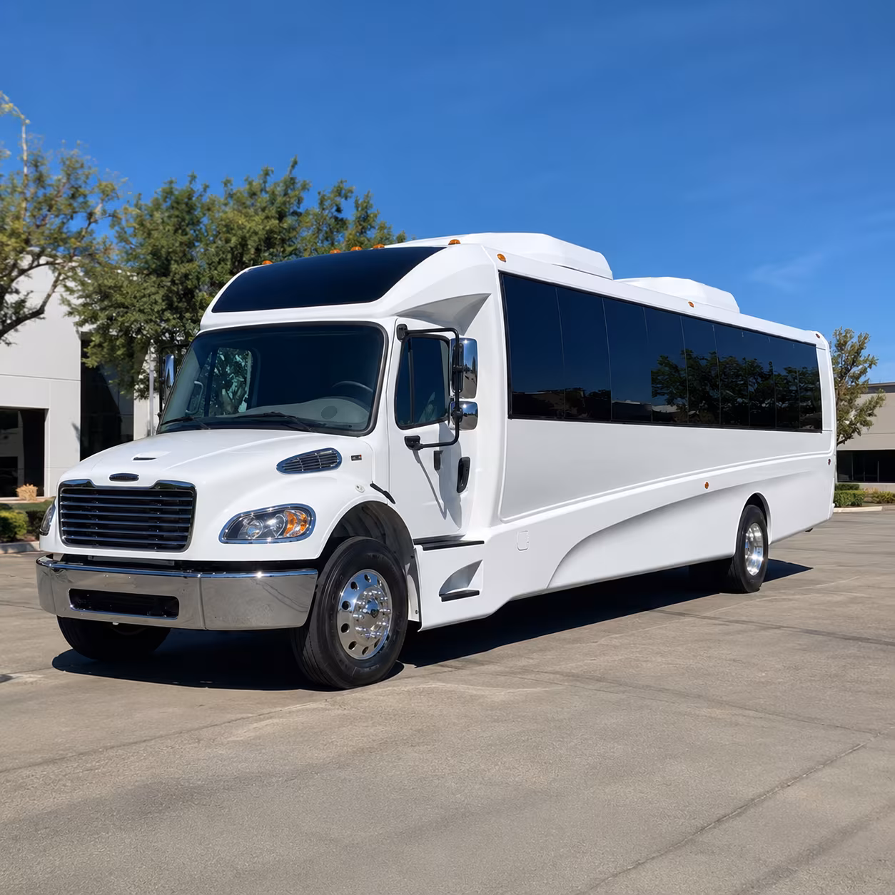 Glendale Corporate Transportation party bus exterior