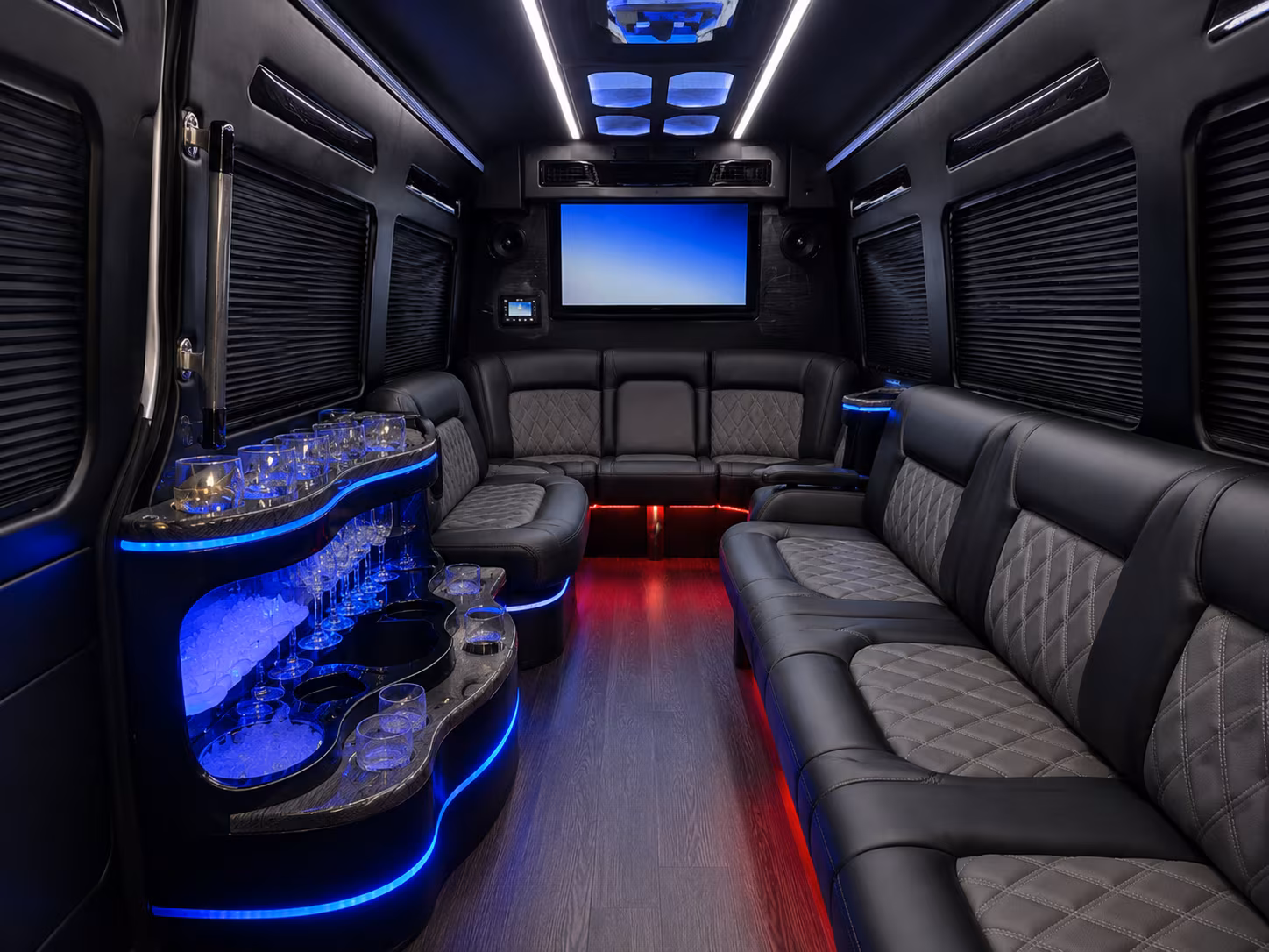 Glendale Corporate Transportation onboard seating