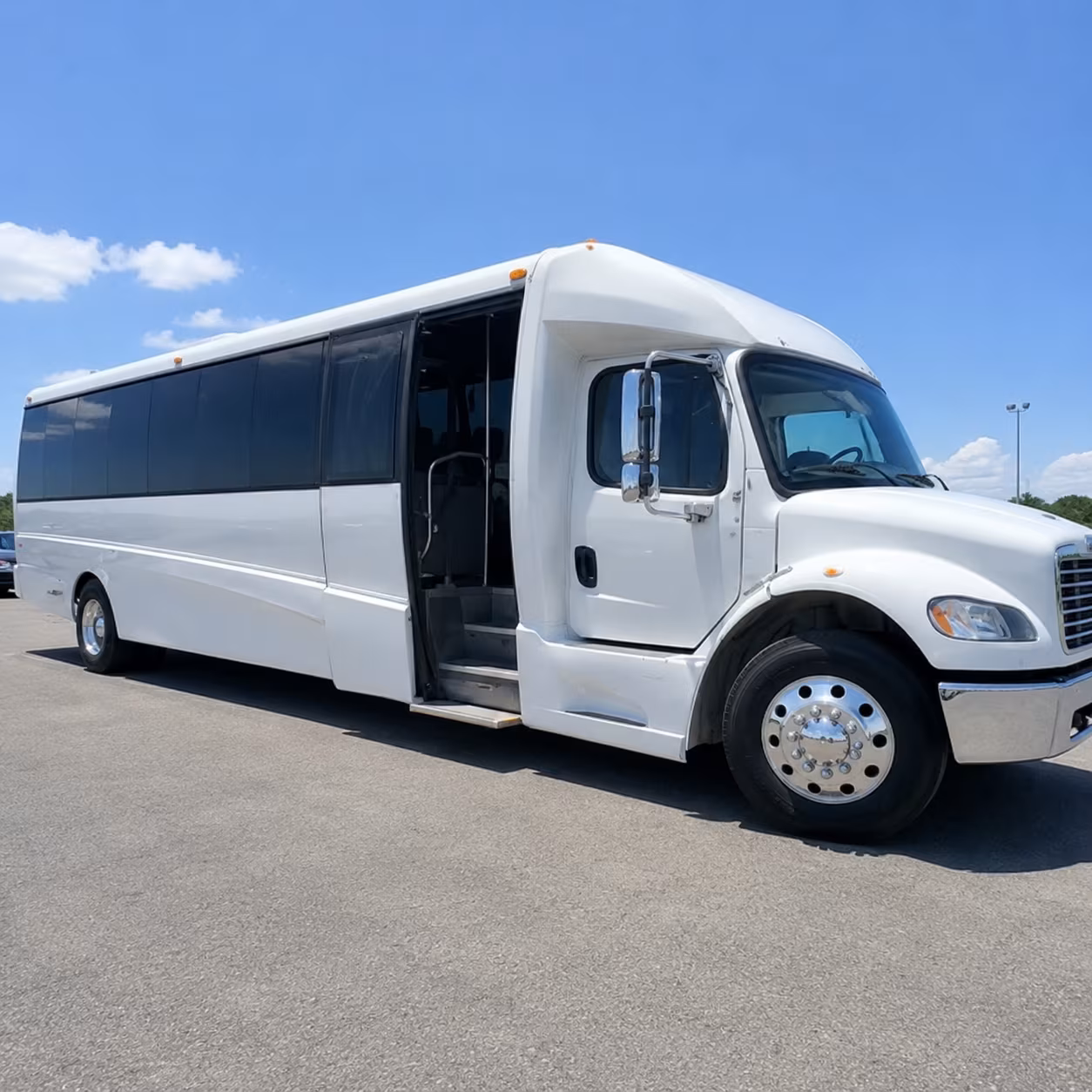 Glendale Corporate Transportation party bus exterior