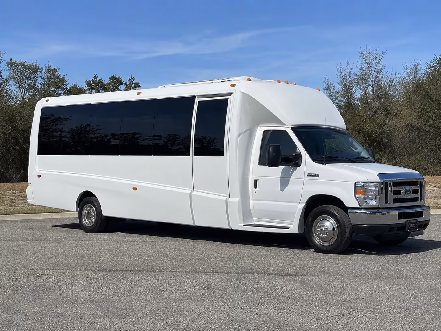 Glendale Private Event Transportation party bus exterior