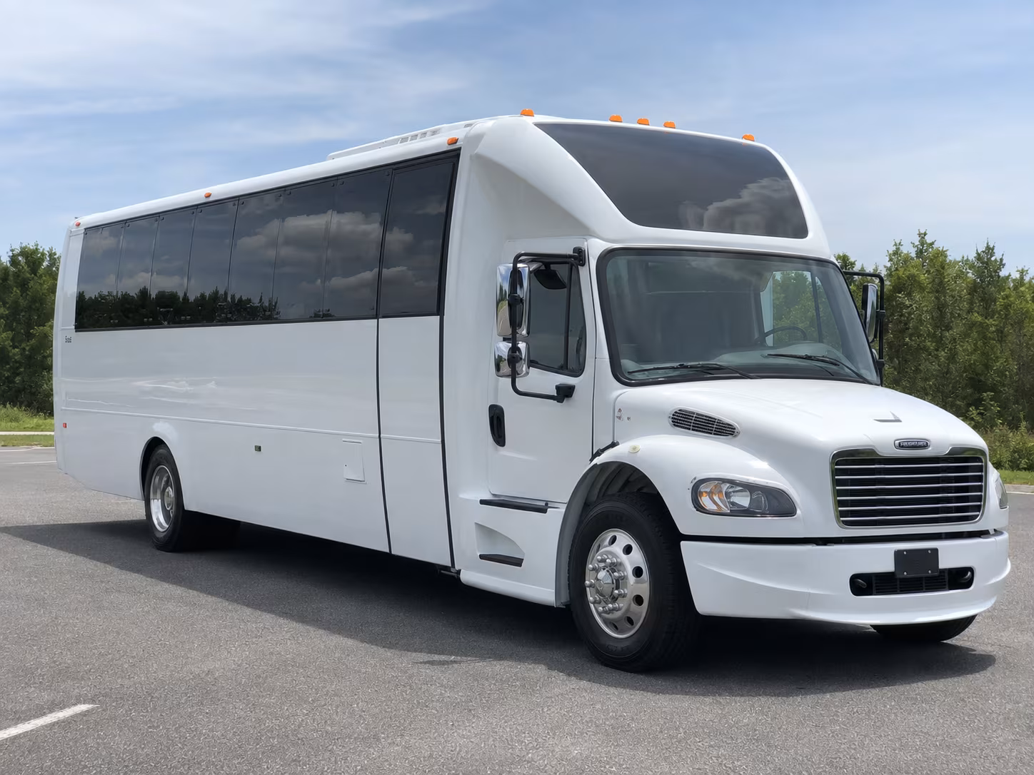 Glendale Private Event Transportation party bus exterior