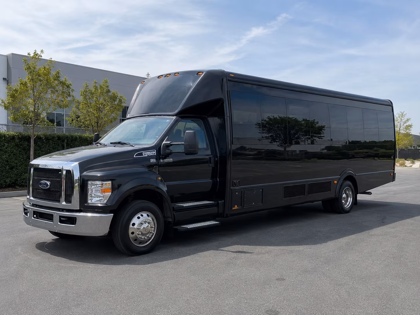 Glendale Private Event Transportation party bus interior