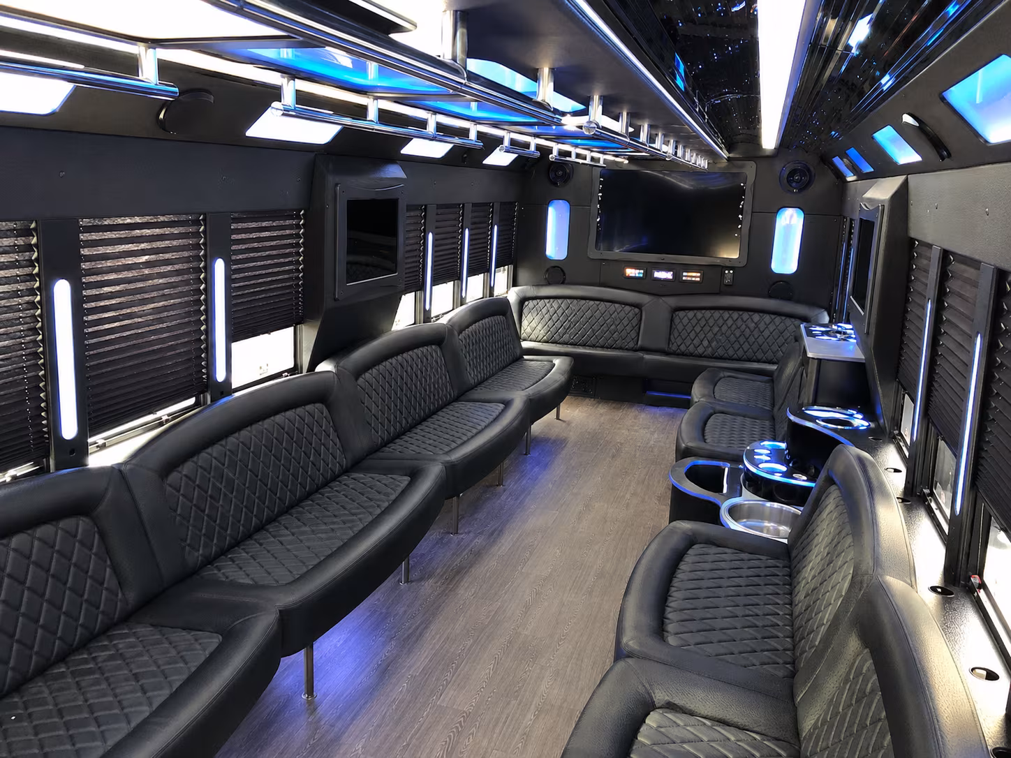 Glendale Prom & Homecoming Transportation party bus exterior