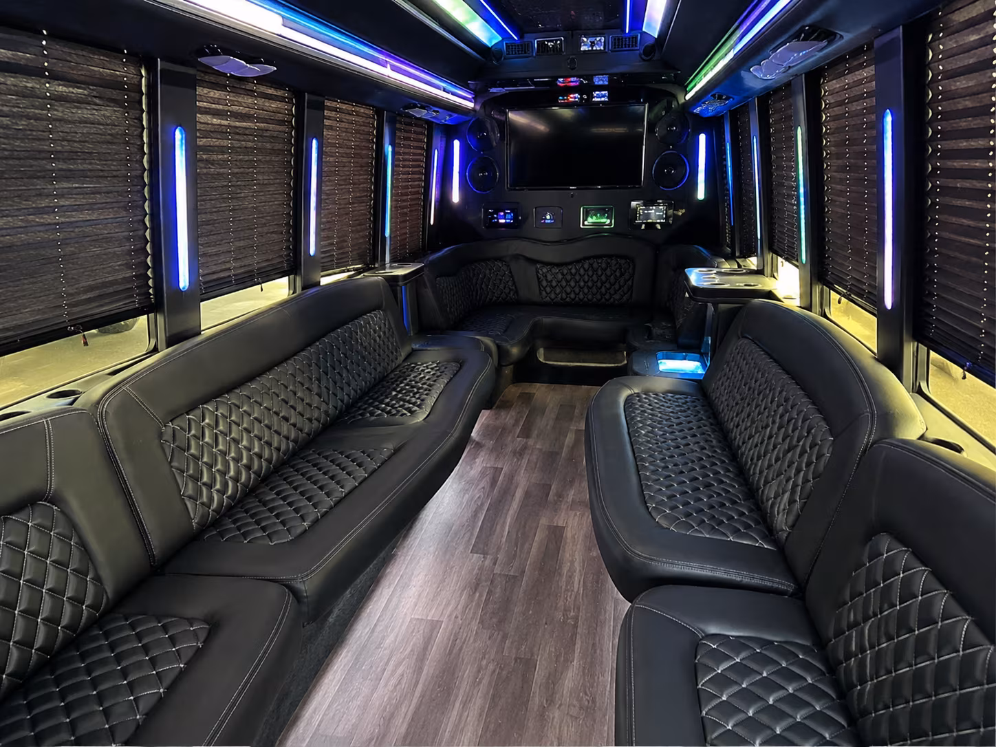 Glendale Prom & Homecoming Transportation party bus exterior