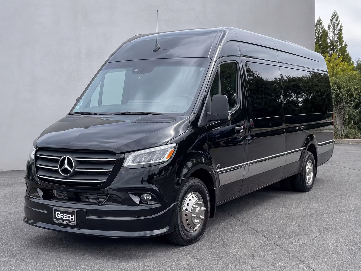 Glendale School Event Transportation party bus exterior