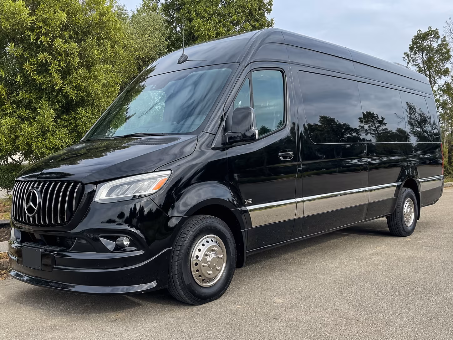 Glendale School Event Transportation party bus exterior
