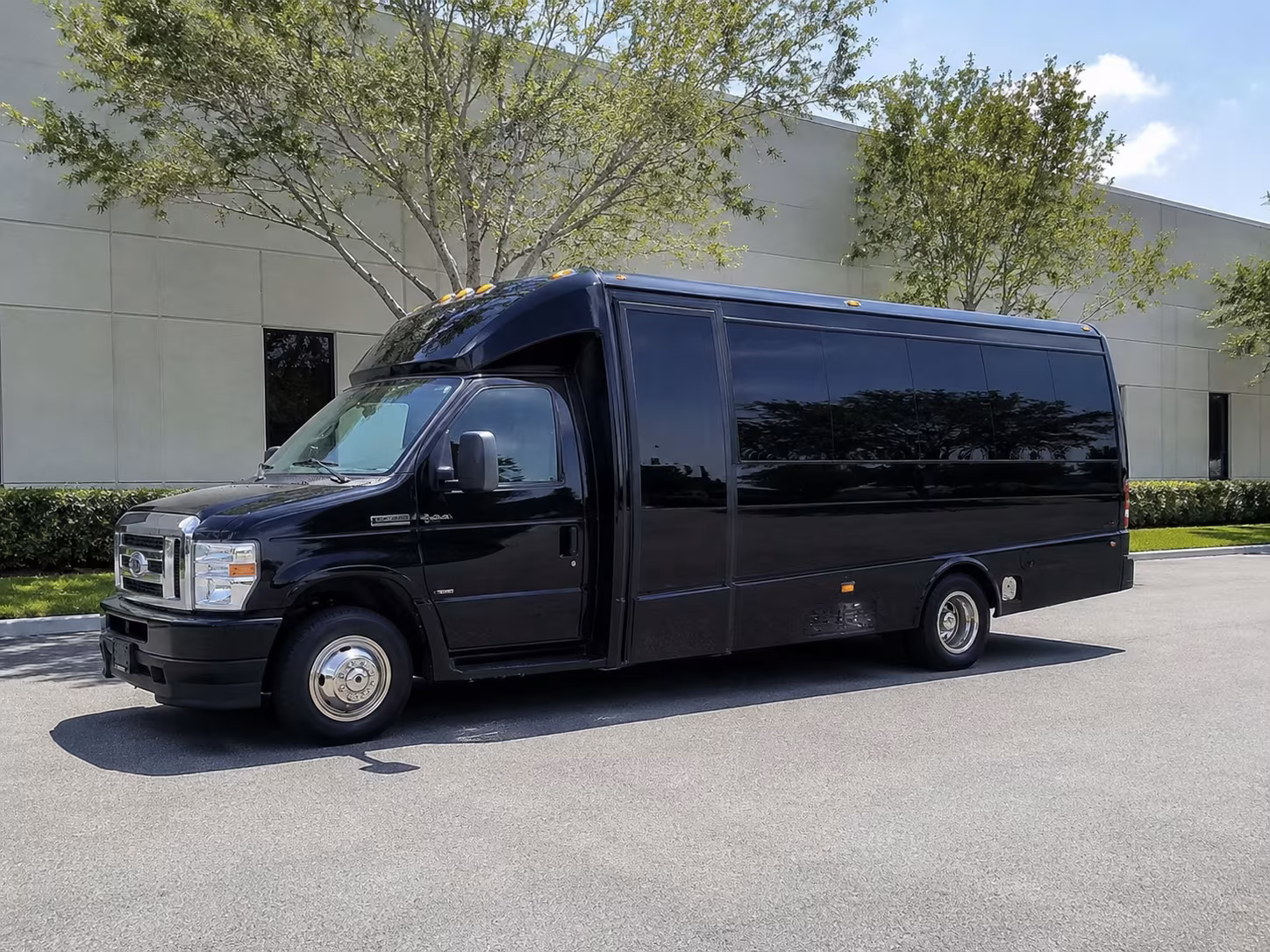 Glendale School Event Transportation party bus interior