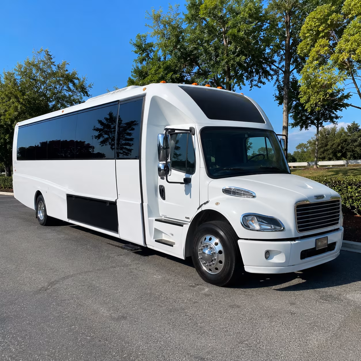 Glendale Sporting Event Transportation party bus exterior