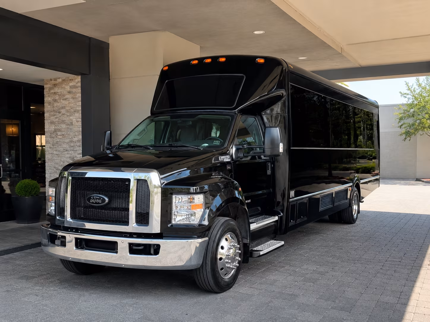 Glendale Wedding Transportation onboard seating