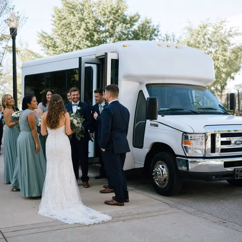 Glendale Wedding Transportation fleet vehicle
