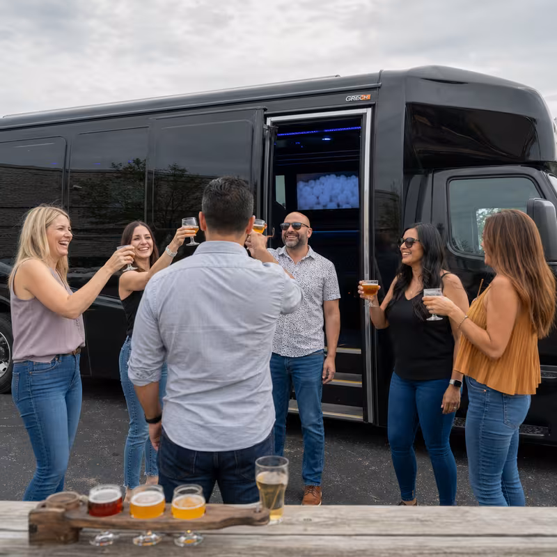 Glendale Winery & Brewery Tour Transportation fleet vehicle