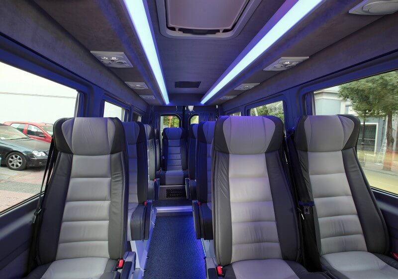 Peoria 18 Passenger Van/Minibus Interior