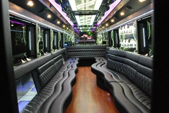 Goodyear 25 Passenger Limo bus Interior