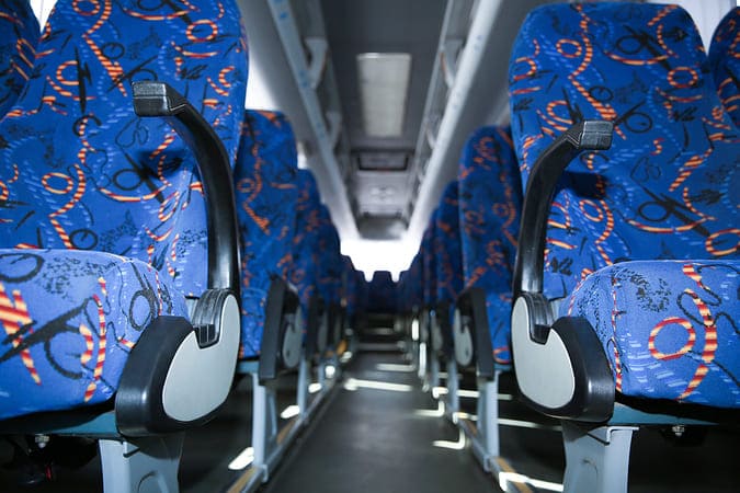 Tucson 47-56 Passenger Charter Buses Interior