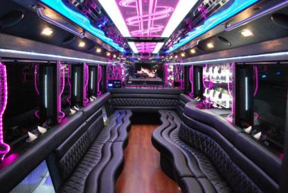 Chandler 50 Passenger Party Bus Interior