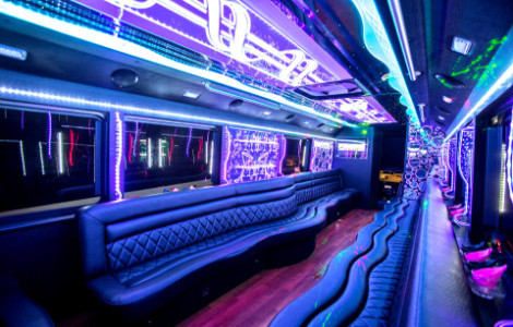 Surprise party Bus Rental